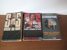 Lot 3 livres Gerard de Villiers SAS et Fukushima