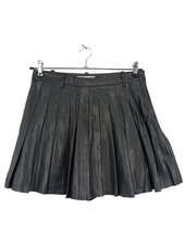 ZARA Jupe en cuir synthétique