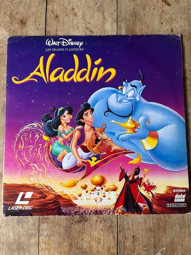 Laserdisc walt disney - disney, aladdin