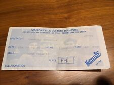 Rare Billet De Concert Charles Aznavour Grand Théâtre Le Havre 1987
