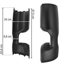 Cache rétroviseur noir pour