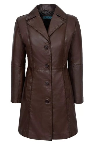 Manteau long femme vintage - , en