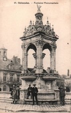 CARTE POSTALE - CHATEAUDUN - EURE ET LOIR - 28 - FONTAINE MONUMENTALE