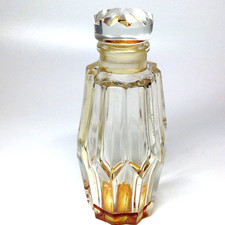 HOUBIGANT PRESENCE Années 1930 Parfum 105mm Cristal signé 421  VIDE SANS BOITE