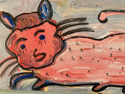 Peinture art brut 2020 bois - brut,