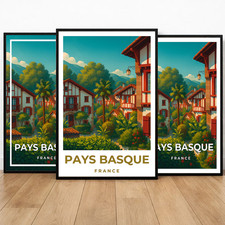 Affiche Voyage Pays Basque