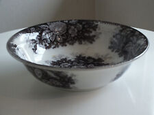 Superbe grand saladier ancien (ou plat creux) faïence Sarreguemines