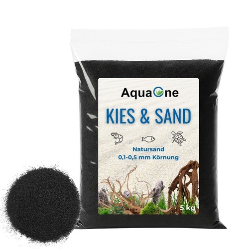 Sable aquarium noir - kg, d'aquarium