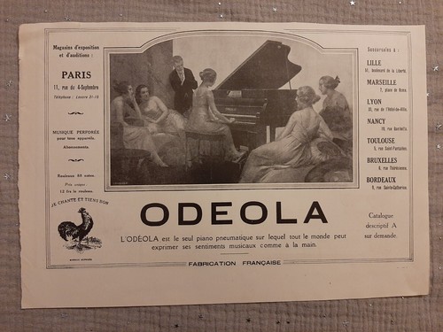 Pub presse ancienne piano - ancienne,