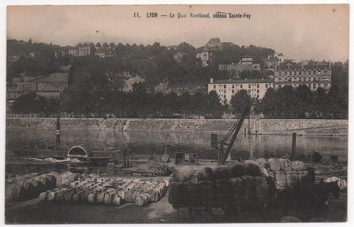Lyon quai rambaud - quai, coteau