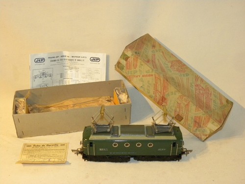 Jouet ancien tole jep train - ancien, en