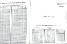 Ecole d'Application des Transmissions - Cours Radio - Tables Numériques