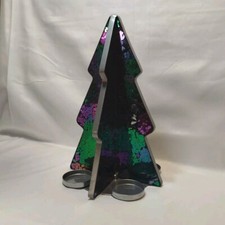 Porte Bougie PartyLite "Mystique Reflet" /Porte Bougie à Réchaud /Art Déco Luxe