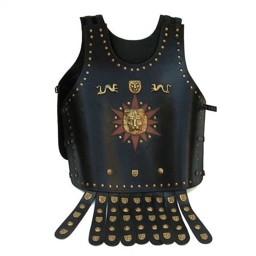 Veste armure cuir - veste, grec