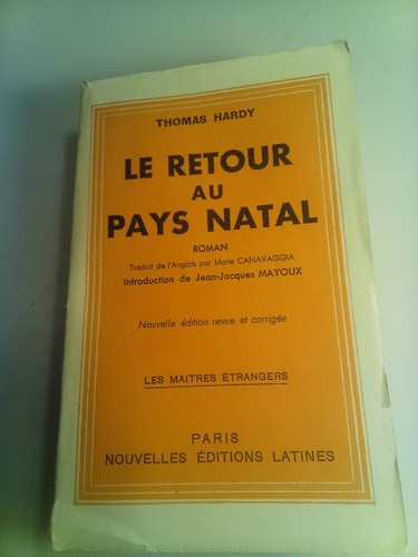 Hardy thomas retour - le, au