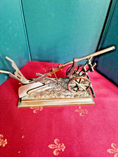 Superbe Charrue en bronze