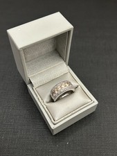 belle bague argent massif avec