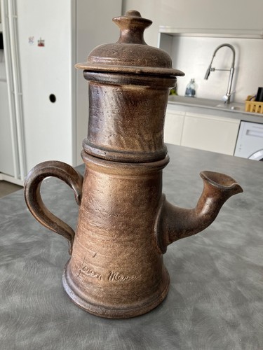 Cafetière céramique signé