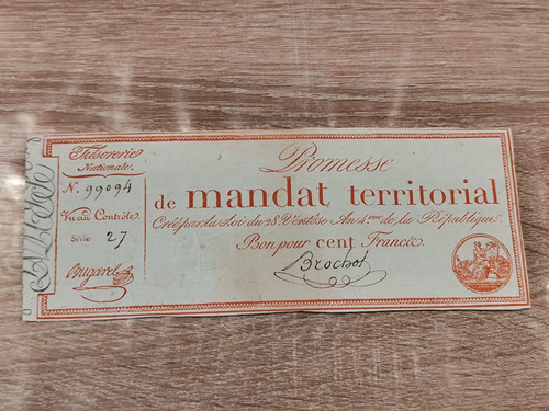 Billet promesse mandat - de,