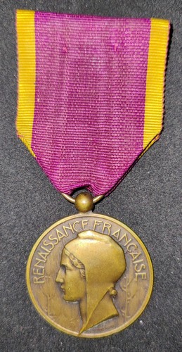 Médaille française merite - médaille,