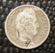 25 CENTIMES 1845 B LOUIS