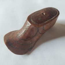 boite tabac a priser tabatière chaussure art populaire couvercle