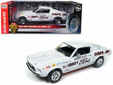 FORD MUSTANG S/S 2+2 COBRA JET 1968 HUBERT PLATT AUTOWORLD AW247/06 1/18 1002 PC