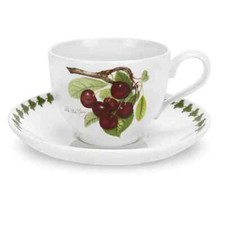 Portmeirion - Pomona - Tasse À Thé Avec Soucoupe Cerise - 200 Ml