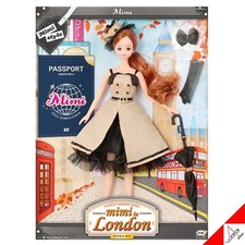 Tournée mondiale de la mode Mimi MIMI À LONDRES Poupée articulée Barbie...