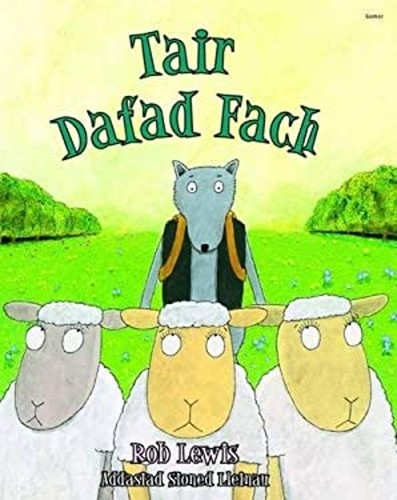 Tair dafad fach broché - dafad, rob