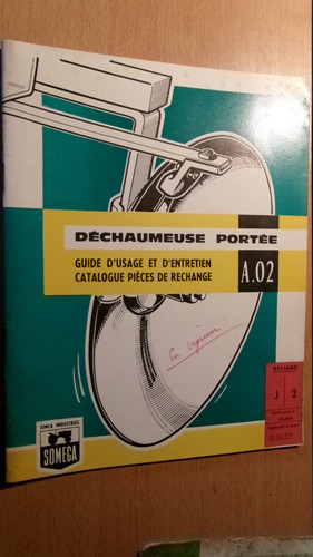 Someca déchaumeuse portée