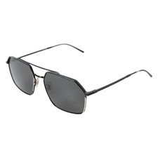 Dolce & Gabbana Lunettes de Soleil DG2169 Noir Métal Jante Complète Carré