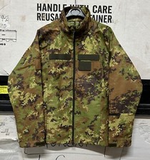 GENUINE ITALIAN ARMY SOFTSHELL JACKET WINDSTOPPER VEGETATO CAMO NEW !!!!! MEDIUM