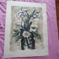 PRIKING Franz  Lithographie Signée   65 Cm X 50 Cm