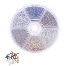  1 boîte de matériel de montage de mouches : perles de 2 mm pour leurres de