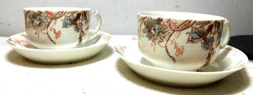 Antique pink blue haviland - antique, +