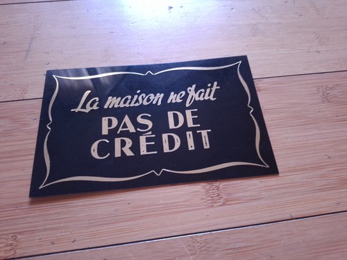 Plaque magasin la maison - plaque, "