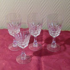 4 verres a liqueur cristal