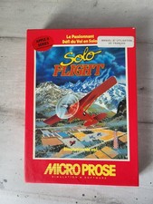Jeu original SOLO FLIGTH APPLE 2 sur disquette test OK