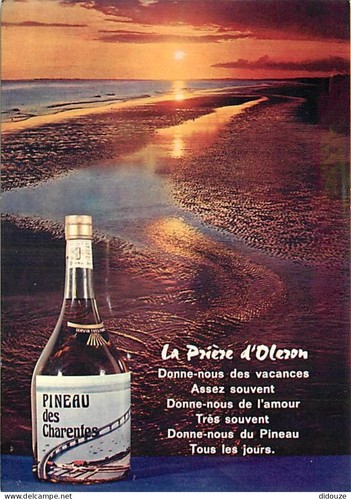 Carte postale vignes ile - carte,