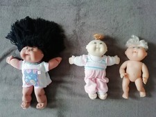 Lot de 3 Anciennes Poupée Cabbage Patch Kids Patouf 