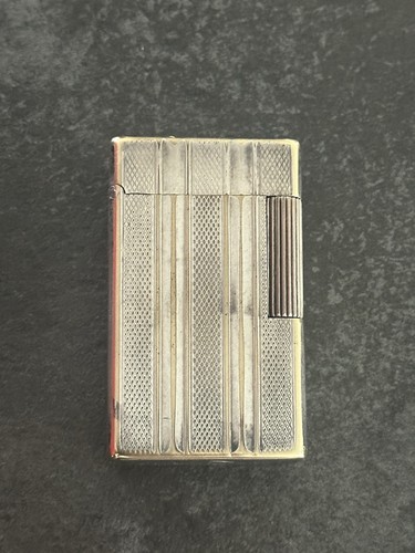 Briquet dupont plaqué argent - briquet,