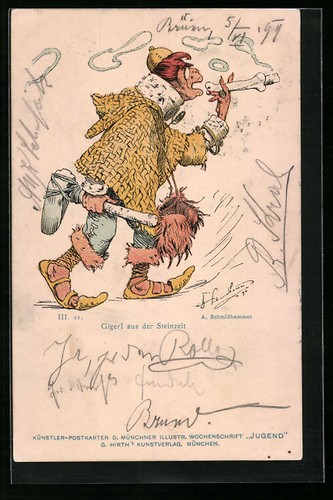 Carte postale artiste - postale, g