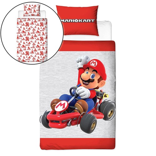 Mario closeup single duvet - mario,