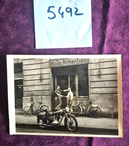 5492 photo d epoque moto - d'epoque,