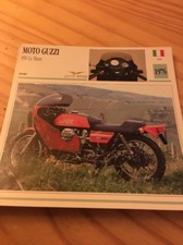 Moto Guzzi 850 Le Mans 1976 Carte Collection moto Atlas Italie