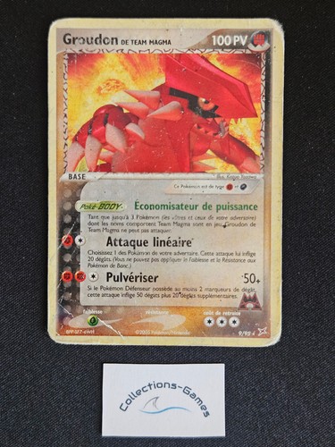 Carte pokémon groudon - carte,