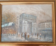 C. Burnett : huile sur toile