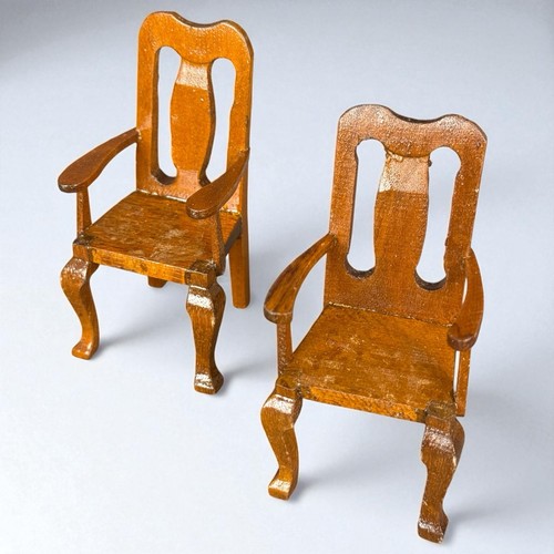 Lot chaises miniatures bois - 2,