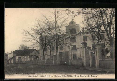 Cpa pont chéruy - pont-de-chéruy,, usine